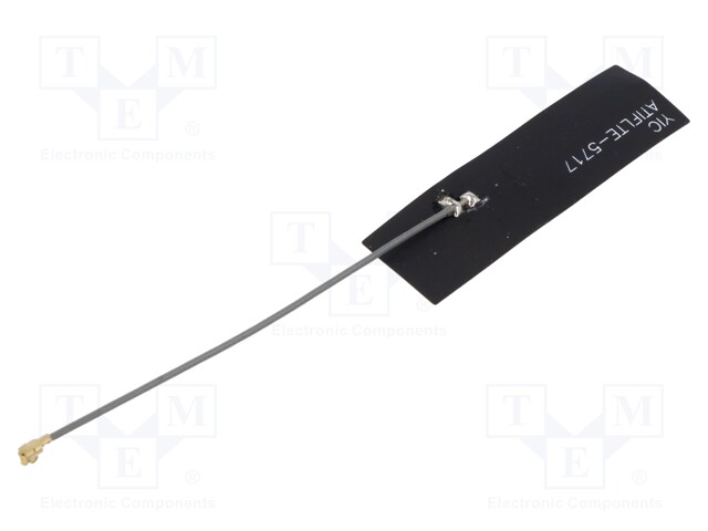 Antenna; 4G,LTE; 2dBi; linear; 56.59x16.53mm; IPEX; -40÷85°C