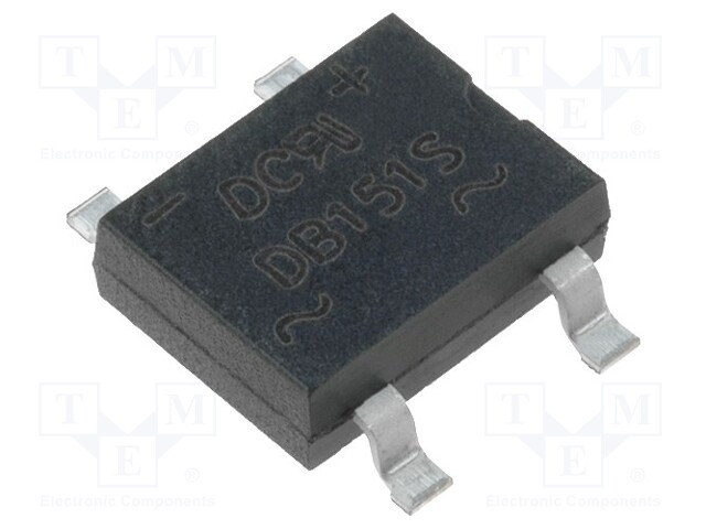 Single-phase bridge rectifier; Urmax: 50V; If: 1.5A; Ifsm: 50A