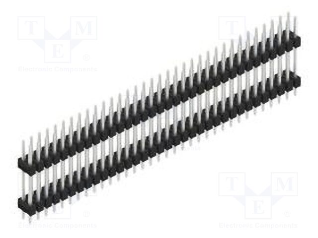 Connector: pin strips; pin header; male; PIN: 68; 2.54mm; THT; 2x34