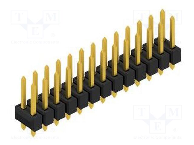 Connector: pin strips; pin header; male; PIN: 26; 2.54mm; THT; 2x13