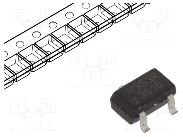 Sensor: magnetic field; Range: -14÷14Gs; 3÷24VDC; -40÷85°C; 20mA