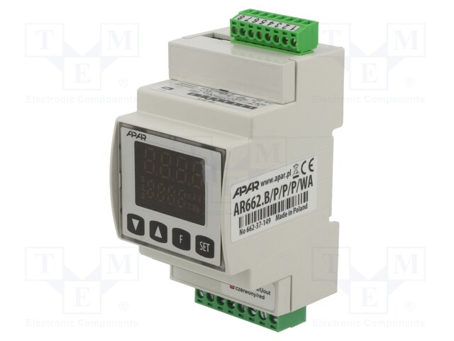 Module: regulator; temperature; SPST-NO; OUT 2: SPST-NO; 0÷50°C