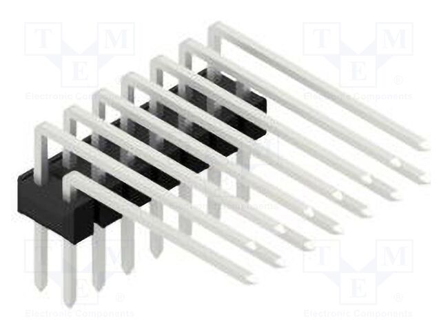 Connector: pin strips; pin header; male; PIN: 14; 2.54mm; THT; 2x7