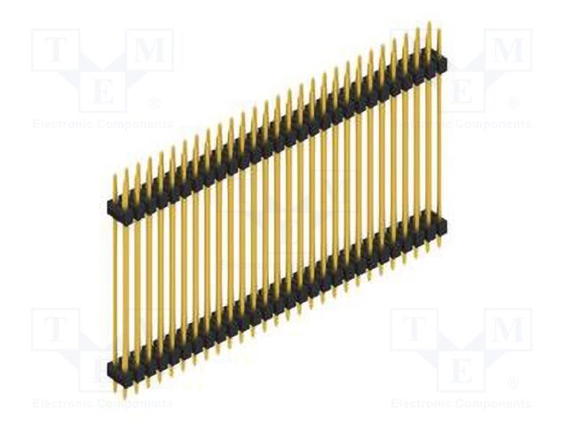 Connector: pin strips; pin header; male; PIN: 56; 2.54mm; THT; 2x28