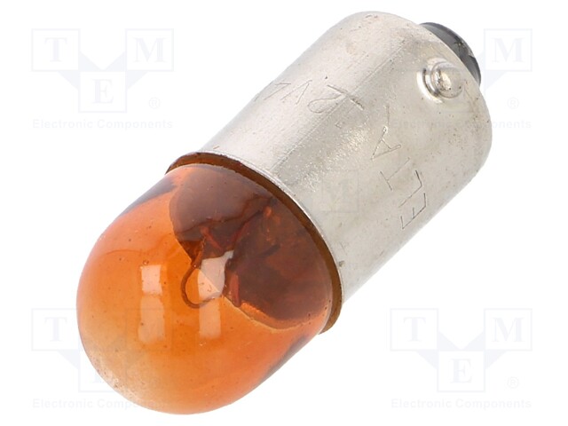 Filament lamp: automotive; BA9S; orange; 12V; 4W; VISIONPRO; T4W