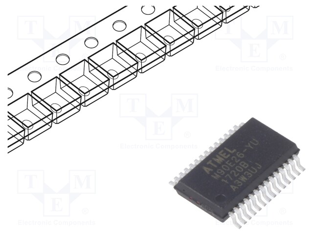 Integrated circuit: power detector; SPI,UART; SSOP28; 2.8÷3.6V
