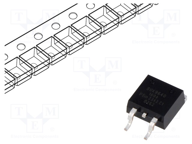 Transistor: N-MOSFET; unipolar; 100V; 28A; Idm: 159A; 158W; SOT404