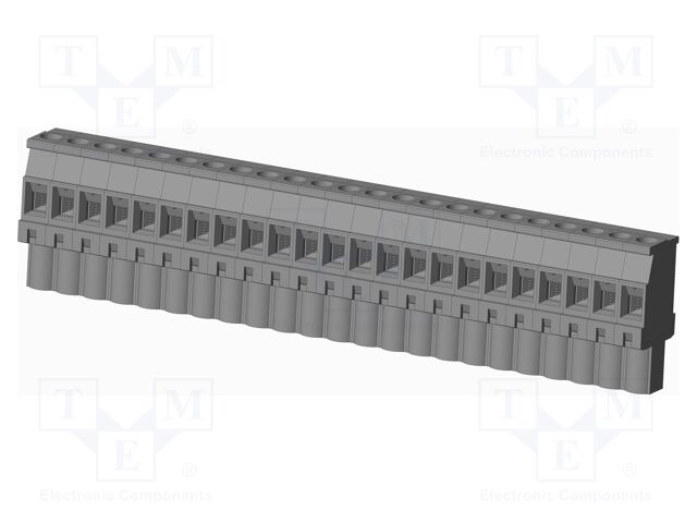 Connector: pluggable terminal block; plug; female; angled 90°