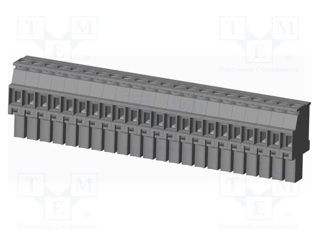 Connector: pluggable terminal block; plug; female; angled 90°
