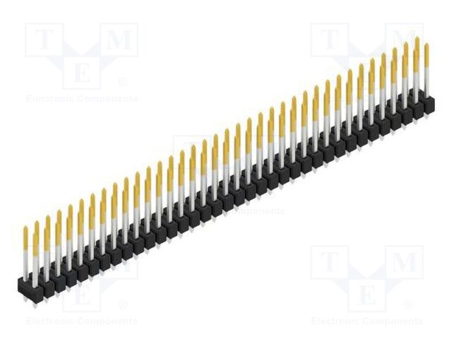 Connector: pin strips; pin header; male; PIN: 72; 2.54mm; THT; 2x36