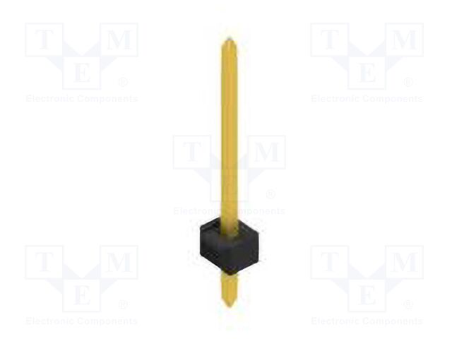Connector: pin strips; pin header; male; PIN: 1; 2.54mm; THT; 1x1