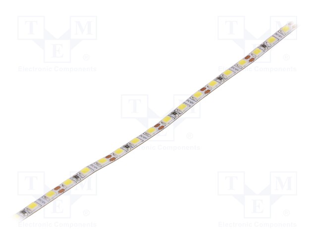 LED tape; white cold; 12V; LED/m: 120; 4mm; IP20; 120°; 9.6W/m