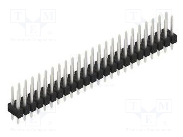 Connector: pin strips; pin header; male; PIN: 48; 2.54mm; THT; 2x24