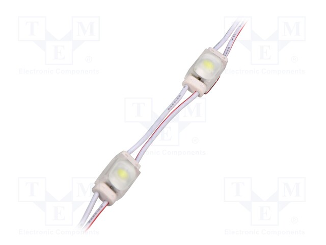 LED; white cold; 5500-8000K; 41lm; 170÷130°; No.of diodes: 1; 30mA