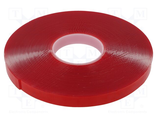 Tape: fixing; W: 19mm; L: 16.5m; Thk: 2mm; two-sided adhesive; 8N/cm