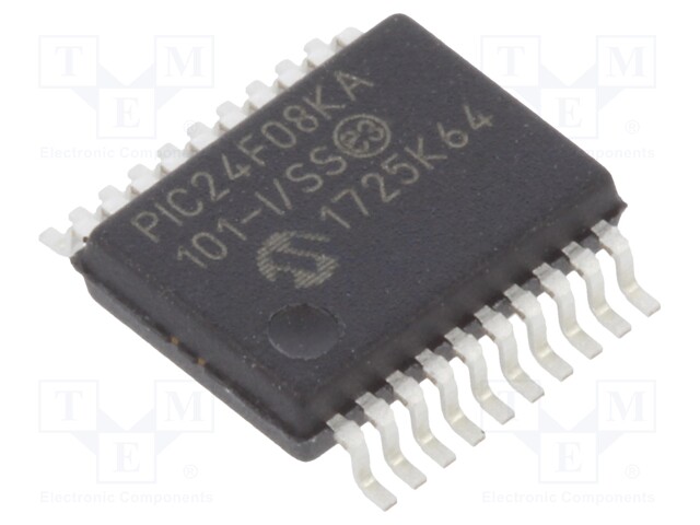 PIC microcontroller; Memory: 8kB; SRAM: 1.536kB; 32MHz; 1.8÷3.6VDC