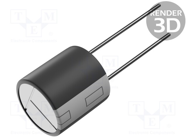 Capacitor: electrolytic; THT; 2.2uF; 100VDC; ±20%; 2000h; -40÷105°C