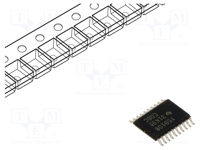 IC: driver; LED driver; TSSOP20; 17V; Ch: 8; 120mA; 1MHz; Usup: 3÷5.5V