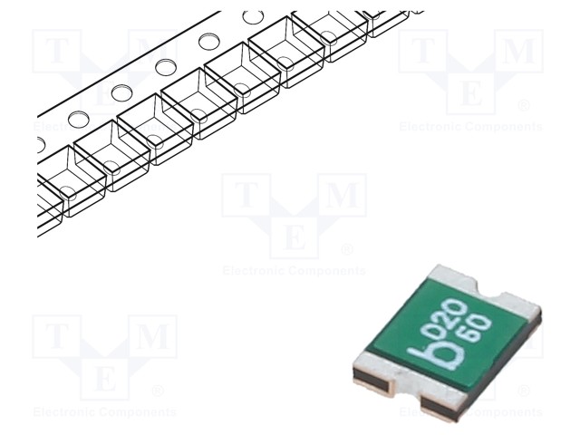 Fuse: PTC polymer; 200mA; Imax: 40A; Case: 1812; 0ZCG