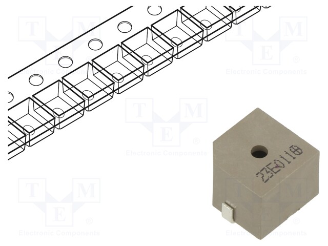 Sound transducer: electromagnetic alarm; freson: 2.4kHz; 30mA