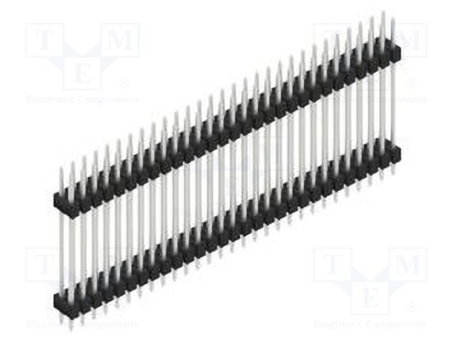 Connector: pin strips; pin header; male; PIN: 58; 2.54mm; THT; 2x29