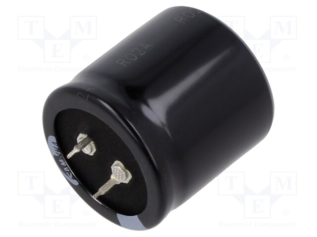 Capacitor: electrolytic; SNAP-IN; 330uF; 400VDC; Ø35x35mm; ±20%