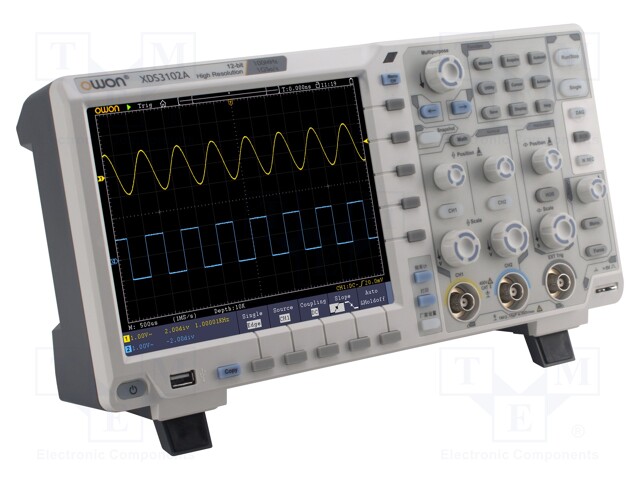 Oscilloscope: digital; Channels: 2; 1Gsps; 40Mpts; Series: XDS; 15W