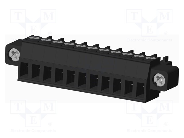 Connector: pluggable terminal block; plug; female; straight; 300V
