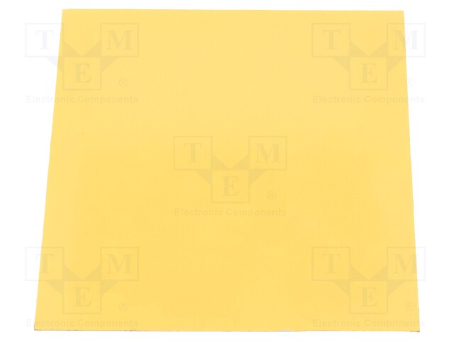 Heat transfer pad: silicone; L: 101.6mm; W: 101.6mm; Colour: golden