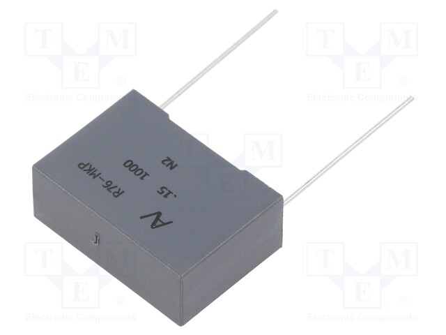 Capacitor: polypropylene; 0.15uF; ESR: 15.92mΩ; THT; ±5%; -55÷110°C