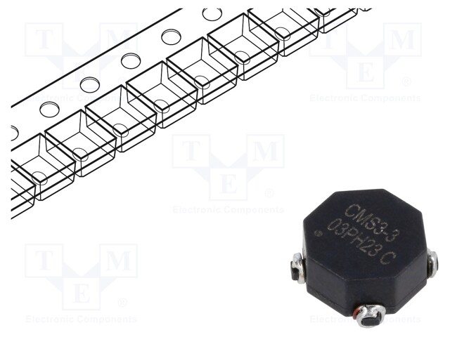 Inductor: common mode; SMD; 64uH; 4.75A; 13.97x13.97x6mm; 7mΩ