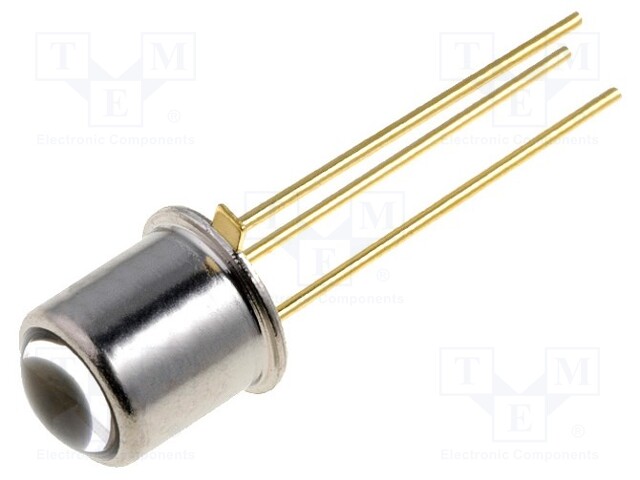 Phototransistor; 850nm; 70V; 20°; Lens: transparent