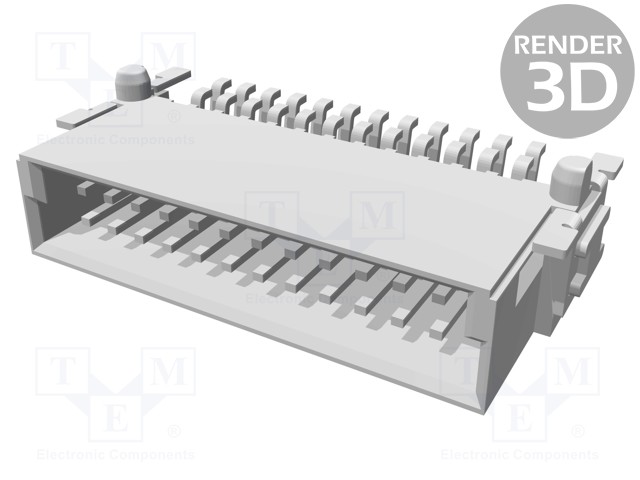 Connector: PCB to PCB; male; PIN: 24; 1.27mm; Series: har-flex; 2.3A