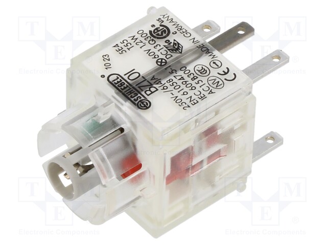 Contact block; -30÷70°C; Illumin: yes; IP00; Contacts: NC + NO