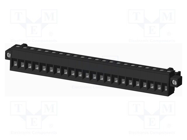 Connector: pluggable terminal block; plug; female; straight; 5mm