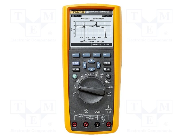 Digital multimeter; Bargraph: 51segm; Temp: -200÷1350°C; 0.01÷50S