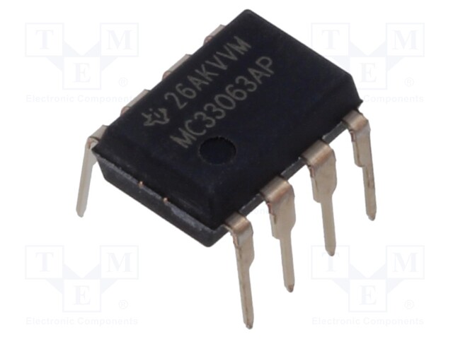 DC-DC Switching Buck, Boost, Inverting Regulator, Adj., 3V-40Vin, 1.25V-40V/1.5A out, 100 kHz, DIP-8