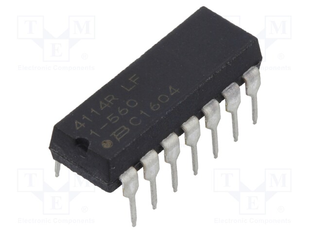 Resistor network: Y; 56Ω; No.of resistors: 7; THT; ±2%; Case: DIP14