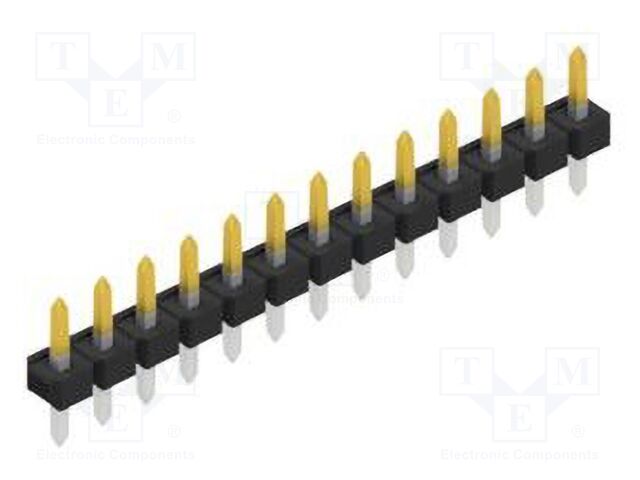 Connector: pin strips; pin header; male; PIN: 13; 2.54mm; THT; 1x13