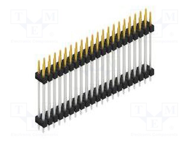 Connector: pin strips; pin header; male; PIN: 42; 2.54mm; THT; 2x21