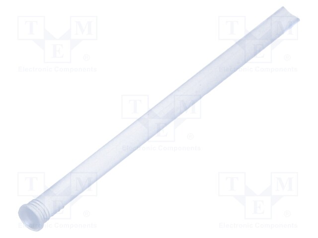 Fibre for LED; round; Ø3.2mm; Front: flat; straight