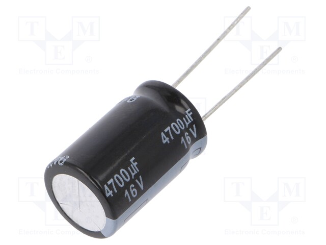 Capacitor: electrolytic; low impedance; THT; 3300uF; 25VDC; ±20%