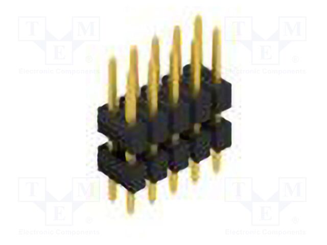 Connector: pin strips; pin header; male; PIN: 10; 2.54mm; THT; 2x5
