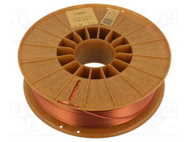 Filament: PLA SILK; 1.75mm; copper; 195÷225°C; 800g