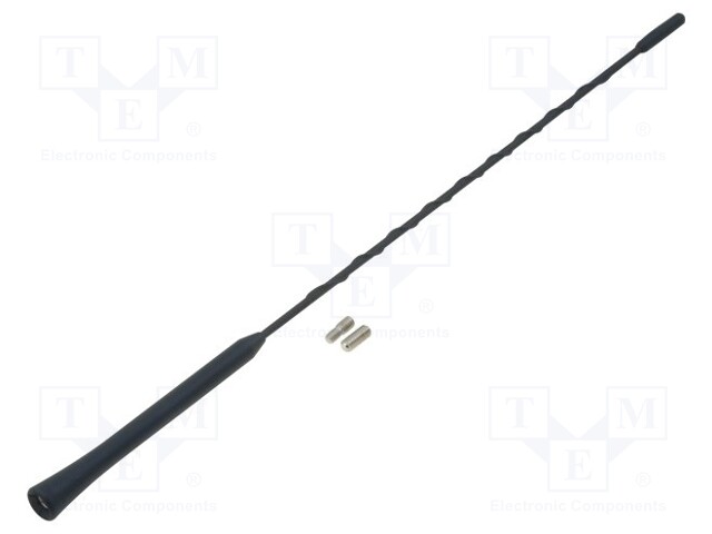 Antenna mast; 0.395m; M5,M6; inside; universal; Colour: black