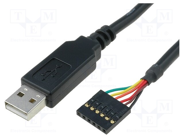 Module: cable integrated; UART,USB; USB A,pin strips; V: lead