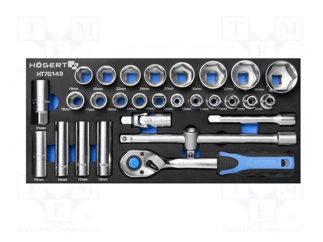 Tool: wrenches set; 28pcs; Kind of wrench: socket spanner