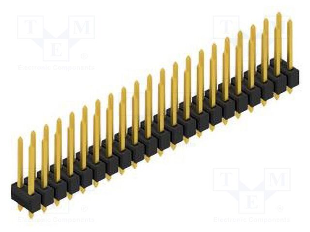 Connector: pin strips; pin header; male; PIN: 42; 2.54mm; THT; 2x21