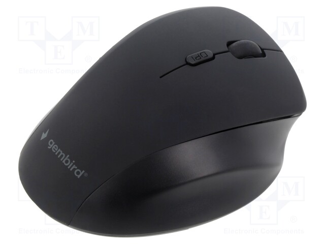 Optical mouse; black; USB A; wireless; No.of butt: 6; 10m