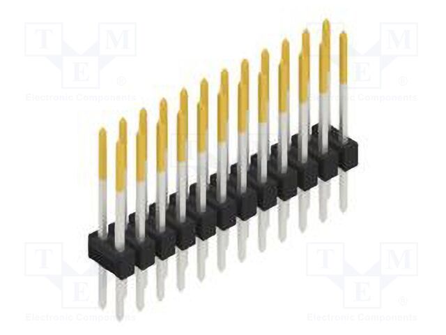 Connector: pin strips; pin header; male; PIN: 24; 2.54mm; THT; 2x12